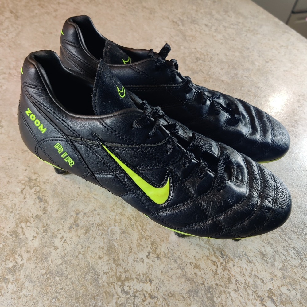 Vintage Nike Air Zoom Rio Ferdinand Soccer Cleats Men's Size 7 * Read Desc *‎